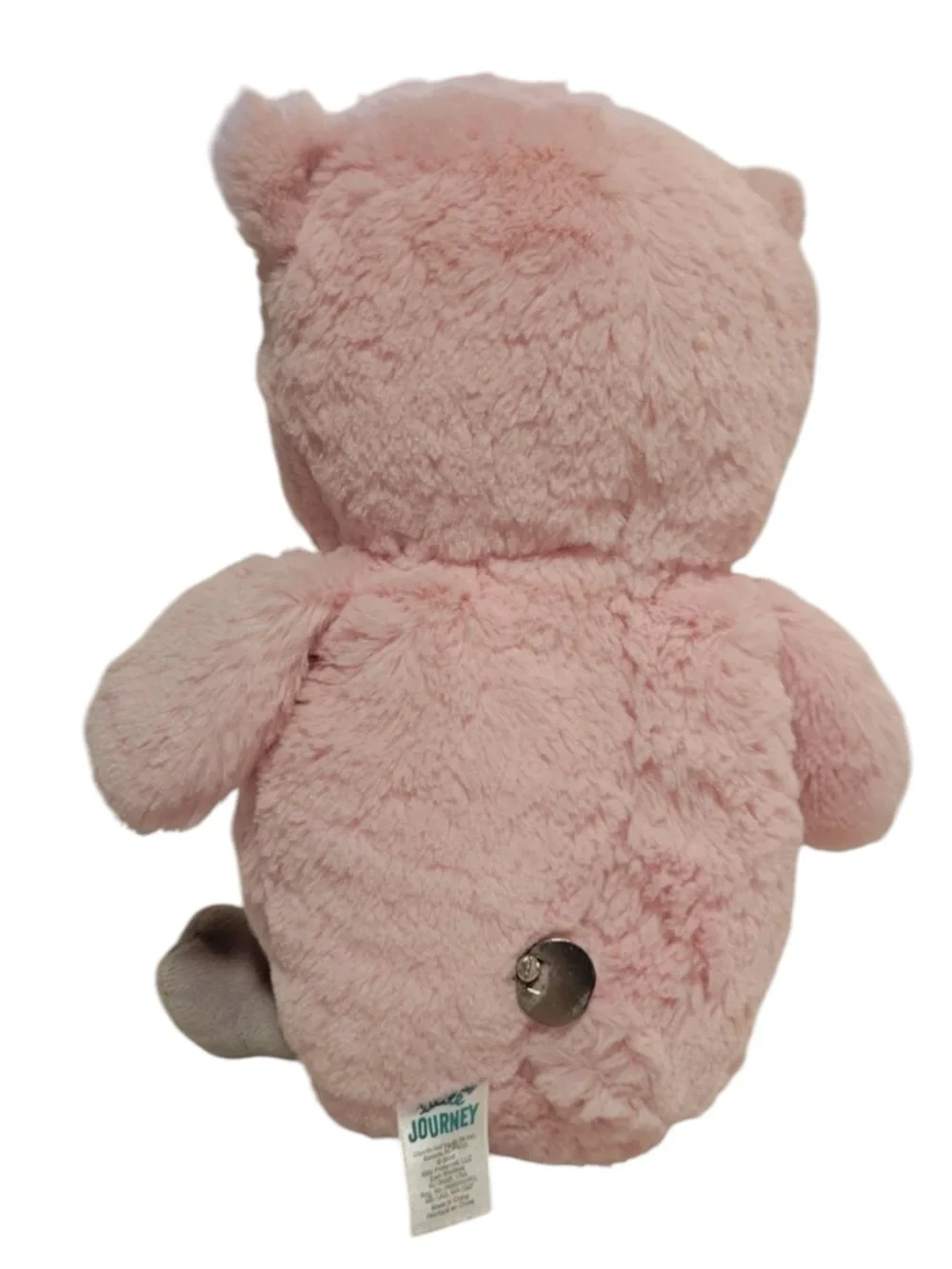 LITTLE JOURNEY 10” Musical Plush Owl Stuffed Animal — Plays “Go to Sleep”